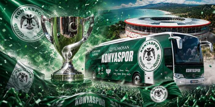 Konyaspor dev final için yola çıkıyor! Takım konvoyla uğurlanacak
