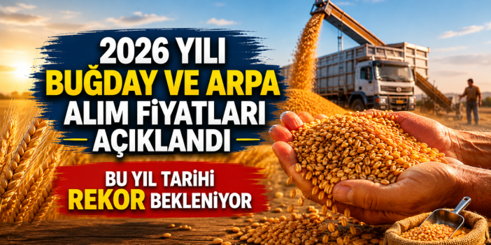 Konya çiftçisinin beklediği rakam açıklandı! İşte 2026 buğday ve arpa alım fiyatları