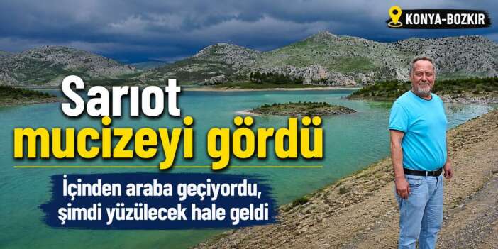 Konya’nın saklı güzelliği bitti denilen an mucizeyle geri döndü