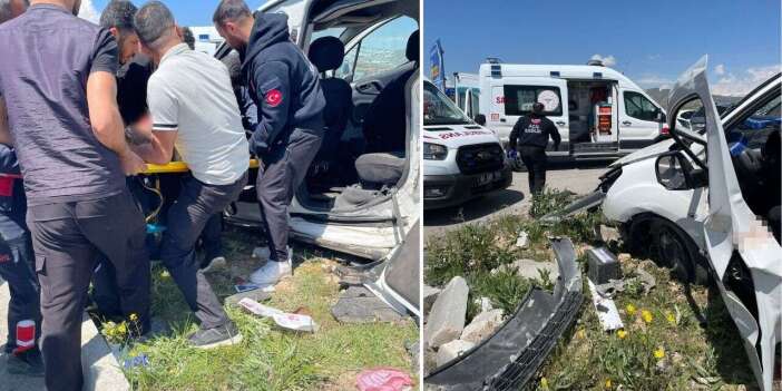 İki araç çarpıştı! 4 ölü, 2 yaralı