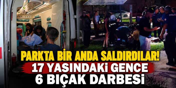 Arkadaşlarıyla parkta saldırıya uğradı! Önce biber gazı, sonra bıçakla saldırdı