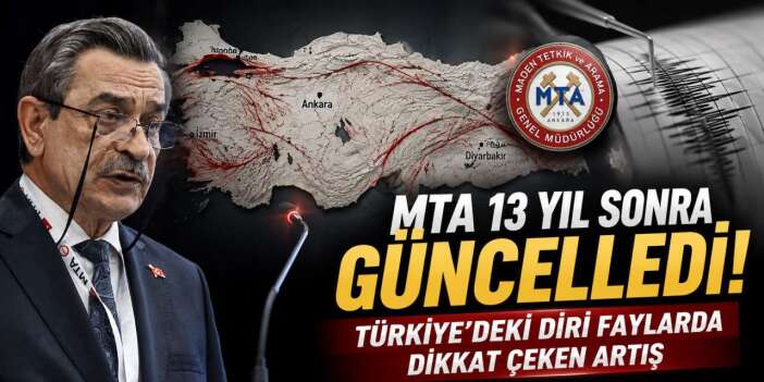 Türkiye Diri Fay Haritası - 2026 yayımlandı! 13 yılda endişe veren değişim var