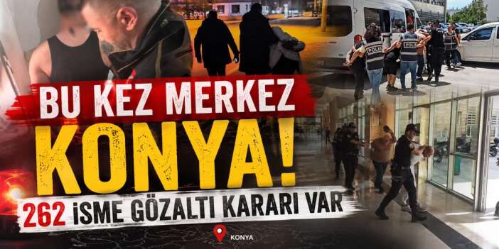 Konya merkezli yeni operasyon! 24 ilde ehliyet sınavı çetesine darbe vuruldu