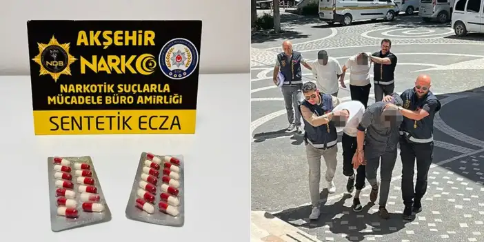 Konya sokaklarında gençleri zehirleyeceklerdi! Binlerce uyuşturucu ele geçirildi