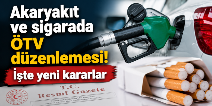 Benzin, motorin ve LPG'yi ilgilendiren karar Resmi Gazete'de