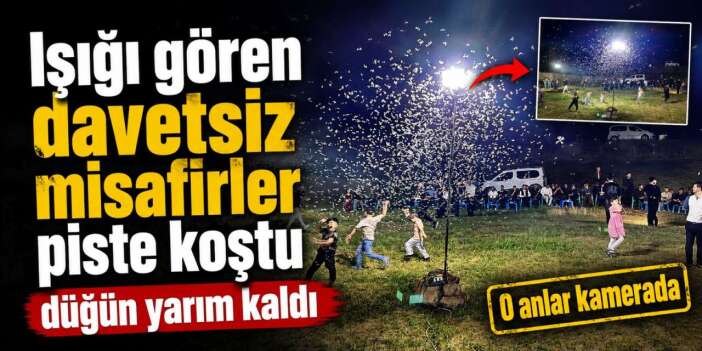 Akıllara durgunluk veren kına gecesi baskını! Gelin ve damat apar topar kaçtı