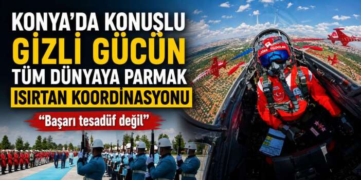 Konya ekibinin planı tıkır tıkır işledi, dünya izledi! Nefes kesen anın kokpit görüntüleri
