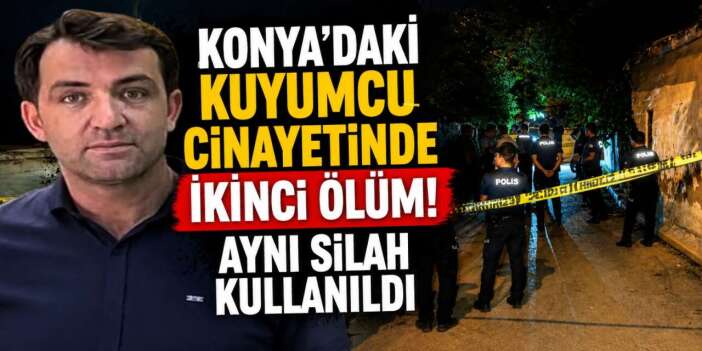Konya’da kuyumcunun katili polisleri görünce kendini vurdu
