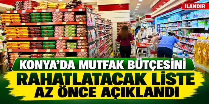 Konya'nın zincir marketi cüzdan dostu günleri başlattı