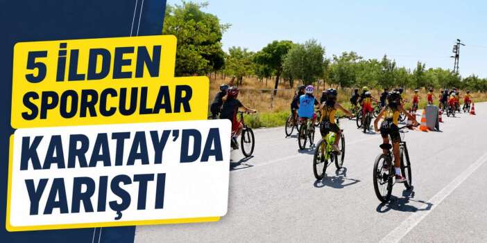 Konya'da duatlon heyecanı! Sporcular Karatay'da kıyasıya yarıştı