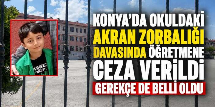Konya'da 10 yaşındaki Yusuf'un ölümü davasında öğretmene hapis cezası çıktı
