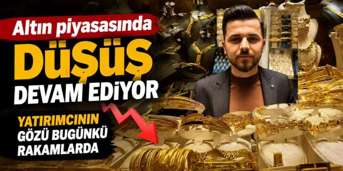 Altında yön aşağı! Konya'da gram ve çeyrek altın geriledi