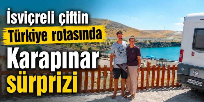 İsviçreli turistler Konya’nın yeni ün yapan gölüne hayran kaldı