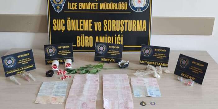 Konya'da iki adrese uyuşturucu baskını! 1 kişi tutuklandı
