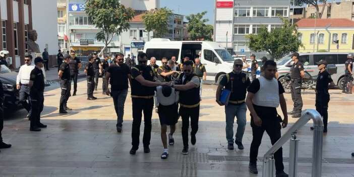 Kanlı saldırının şüphelileri adliyede! 354 polis güvenlik önlemi aldı