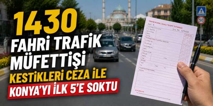 Fahri müfettişlerin Konya’da 7 ayda yazdığı ceza belli oldu