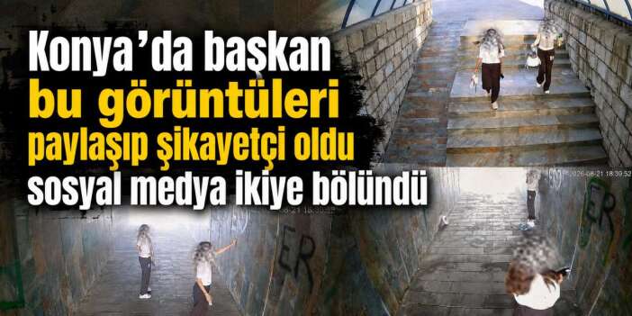 Konya’da iki genç kızın yaptığı gündem oldu! İlçe ikiye bölündü