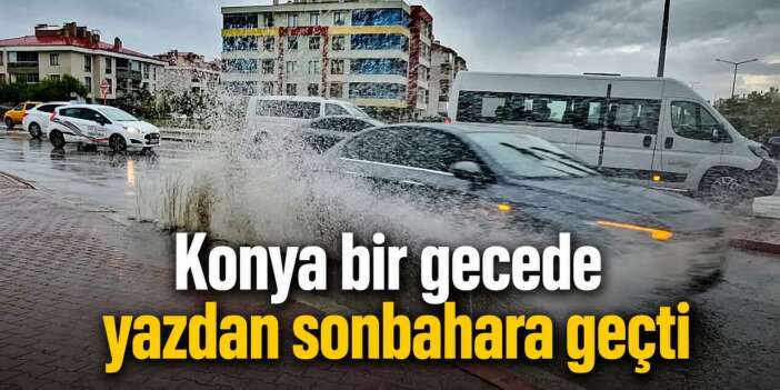 Termometreler çakıldı, Konyalılar ağustos gecesinde üşüdü