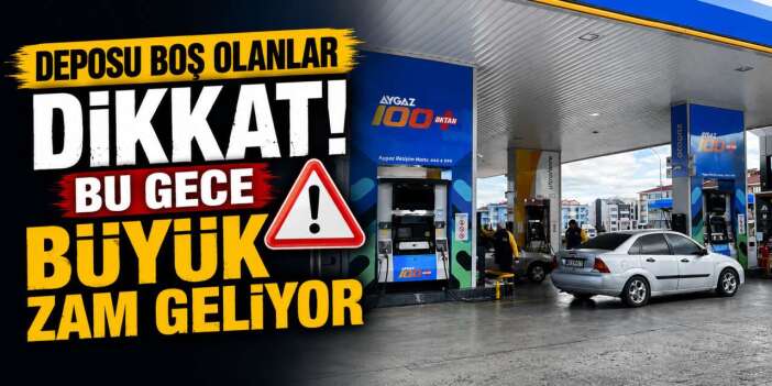 Akaryakıta çifte zam! Konya’da motorin 8,24 TL, benzin 2,50 TL artacak