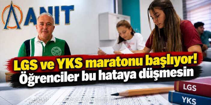 LGS ve YKS öğrencilerine yeni dönem reçetesi Konya’dan geldi