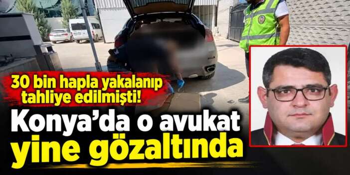 Konya’daki uyuşturucu operasyonunda çok tanıdık bir isim gözaltına alındı
