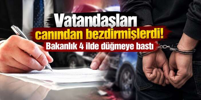 Trafik kazası geçirenleri hedef alıyorlardı! 6 avukatlık ofisi ve 20 şirkette arama kararı