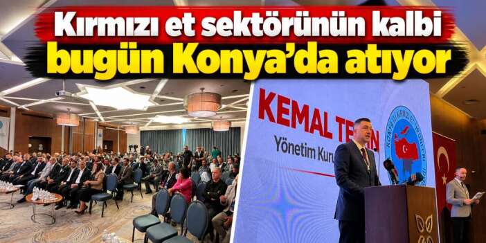 Konya’da kırmızı et zirvesi! Başkan Tekin üretici vurgusu yaptı