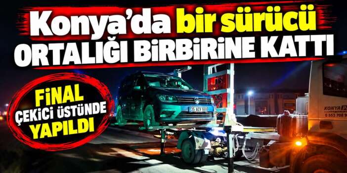 Konya’da uzun süre polisten kaçtı! Sebebi yakalanınca ortaya çıktı