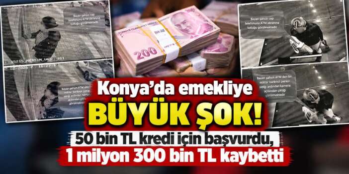 Faizsiz kredi ilanı hayatını kararttı! Konyalı emekliye 1,3 milyon TL’lik tuzak