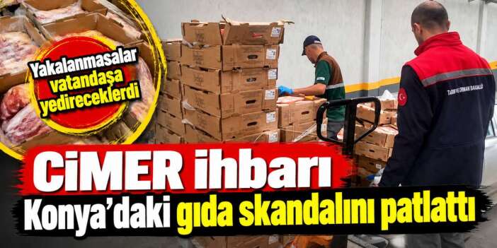 Konya’da baskın yapılan iş yerinden 7 bin kilo bozuk tavuk eti çıktı