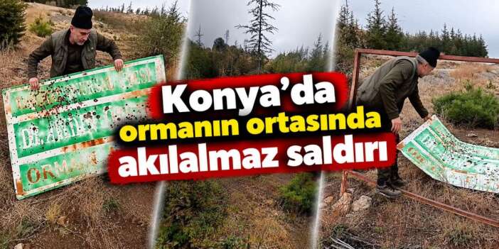 Konya’da çirkin saldırı! Yargıtay Onursal Başkanı'nın adını taşıyordu
