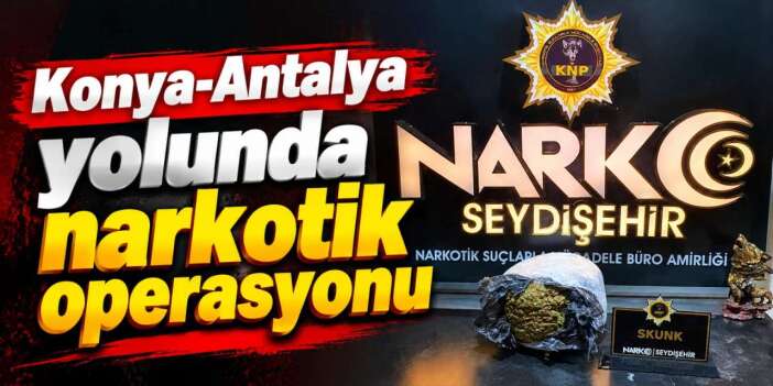 Konya’da polis aracı durdurdu! Bagajdaki kovanın içinden zehir çıktı