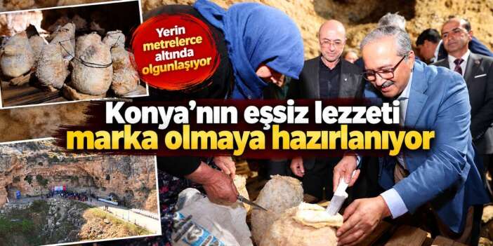 Konya’nın mağaralarından eşsiz lezzet çıktı! Köylüye daha çok kazandıracak
