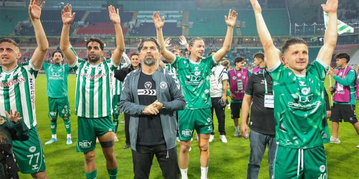 Konyaspor galibiyet sonrası gözünü Galatasaray maçına dikti
