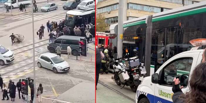 Tramvay yayalara çarptı! 1 ölü, 1 yaralı var