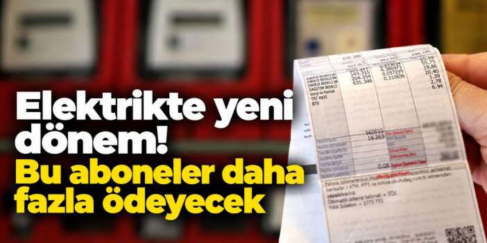 EPDK kararını verdi! Elektrikte devlet desteği sınırı düşürüldü