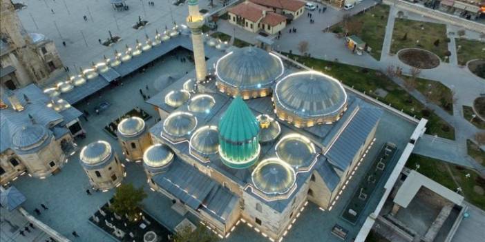 Mevlana Müzesi’ndeki Kubbe-i Hadra restorasyonu sürüyor