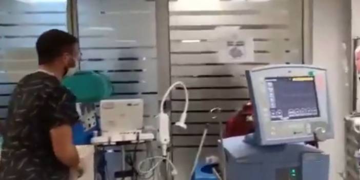 Sağlık çalışanlarına yine saldırı! Tıbbi cihazlardan barikat yaptılar