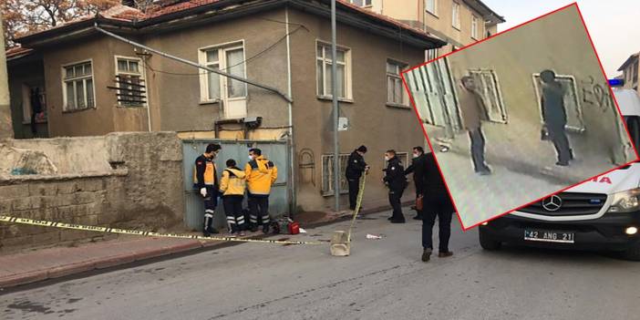 Konya’da sokak ortasındaki dehşet anının görüntüleri ortaya çıktı! 2 kez boşanmışlar