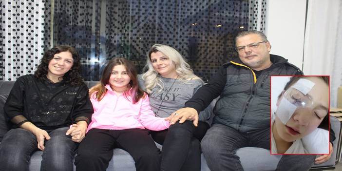 Babasıyla yastık savaşı yapıyordu, kırılan avize 9 yaşındaki kızın gözünü parçaladı