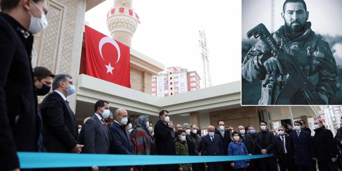 Konyalı şehidimizin vasiyeti yerine getirildi! İsminin verildiği caminin açılışı Bakan Kurum'un katılımıyla yapıldı