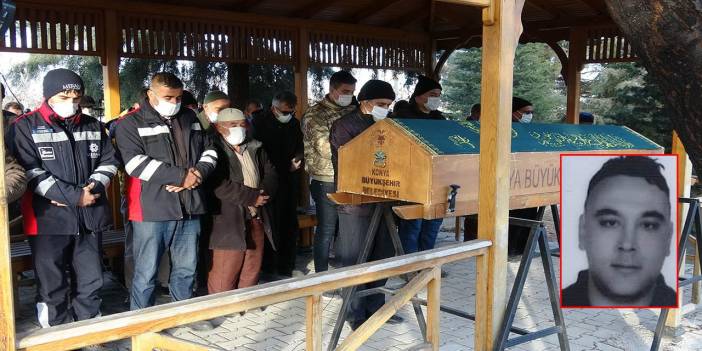 Konya’daki çifte cinayet kurbanlarından biri toprağa verildi