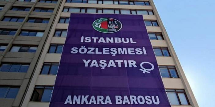 Ankara Barosundan Türkiye'nin İstanbul Sözleşmesi'nden çekilmesinin iptali için dava