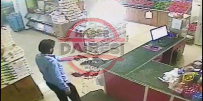 Konya’daki dehşet anları kamerada! Markettekileri acımadan böyle vurmuş