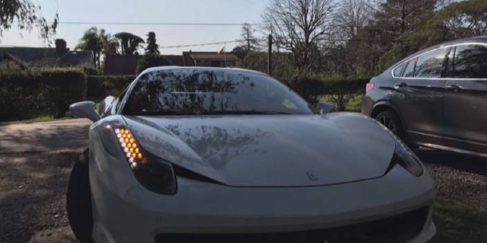 Tosuncuk, çok konuşulan Ferrari görüntüsünü de anlatmış