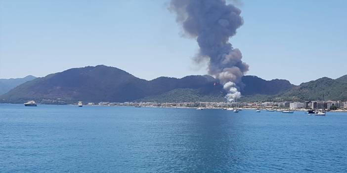 Son Dakika: Bir orman yangını da Marmaris'te çıktı