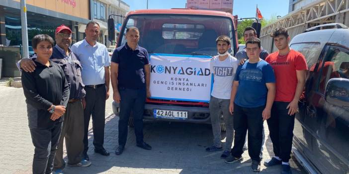 KONYAGİAD'dan Manavgat'a yardım
