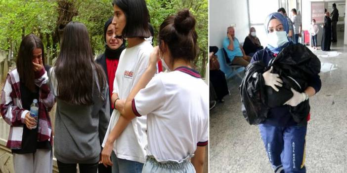 Şehitlerimize dua için mezarlığa gelen öğrenciler hayatlarının şokunu yaşadı