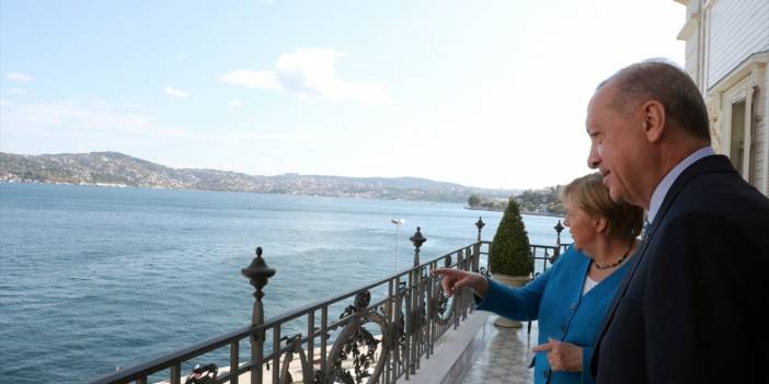 Veda ziyareti! Cumhurbaşkanı Erdoğan ve Almanya Başbakanı Merkel ile görüştü