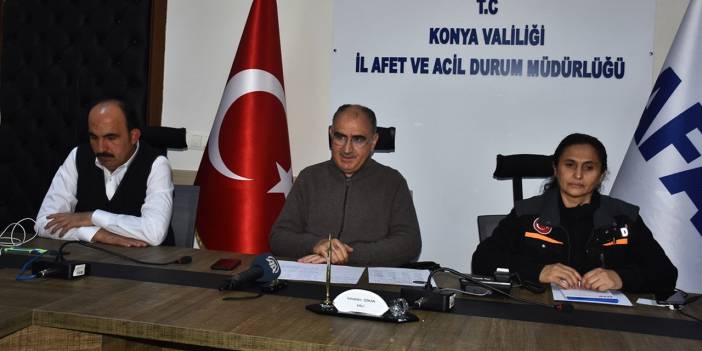 Konya Valisi Özkan'dan deprem açıklaması: Çalışmalarımız sokak sokak, ev ev devam edecek